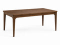 Table à manger en bois noyer 180x90x75 cm